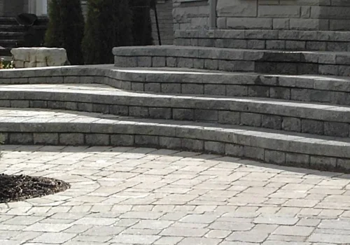 Interlock Driveway and Step